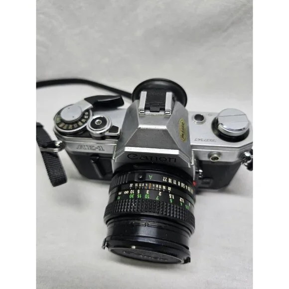 Canon AE-1 35mm Film Camera Canon 50mm Lens- NOT TESTED- With Box- READ - Picture 9 of 16